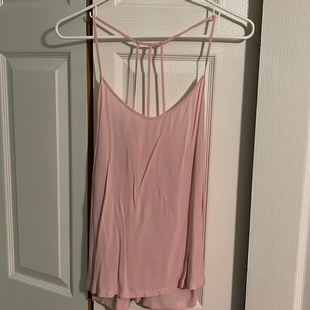 Open back tank top